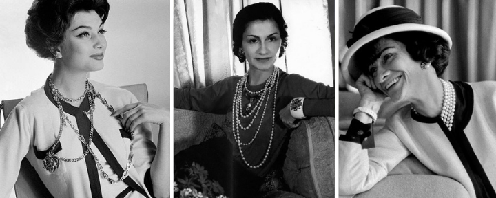 Coco Chanel - "In order to be irreplaceable,one must be different." "Share the fantasy" "It's beautiful up here''