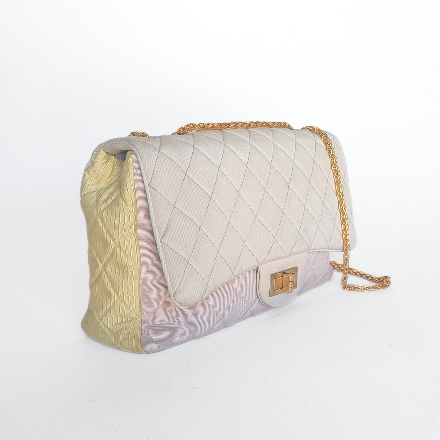 Chanel Chanel 2.55 Quilted Bag Pastel Nylon - Shoulder bags - Etoile Luxury Vintage