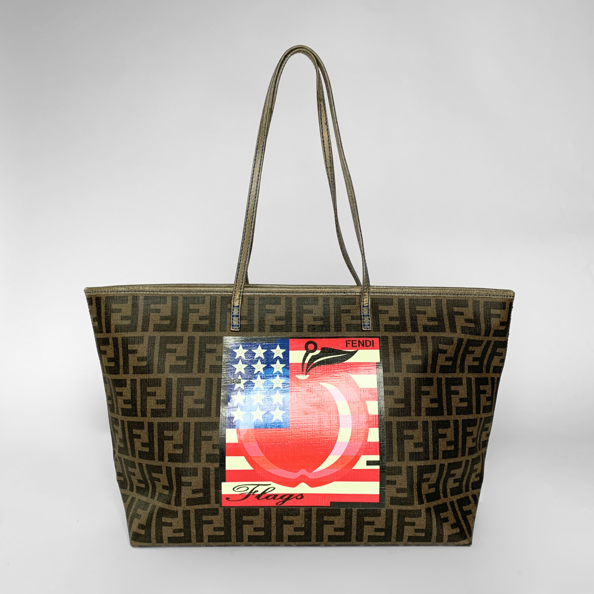 Fendi Fendi Zucca Canvas Shopper Bag - Shoulder bags - Etoile Luxury Vintage