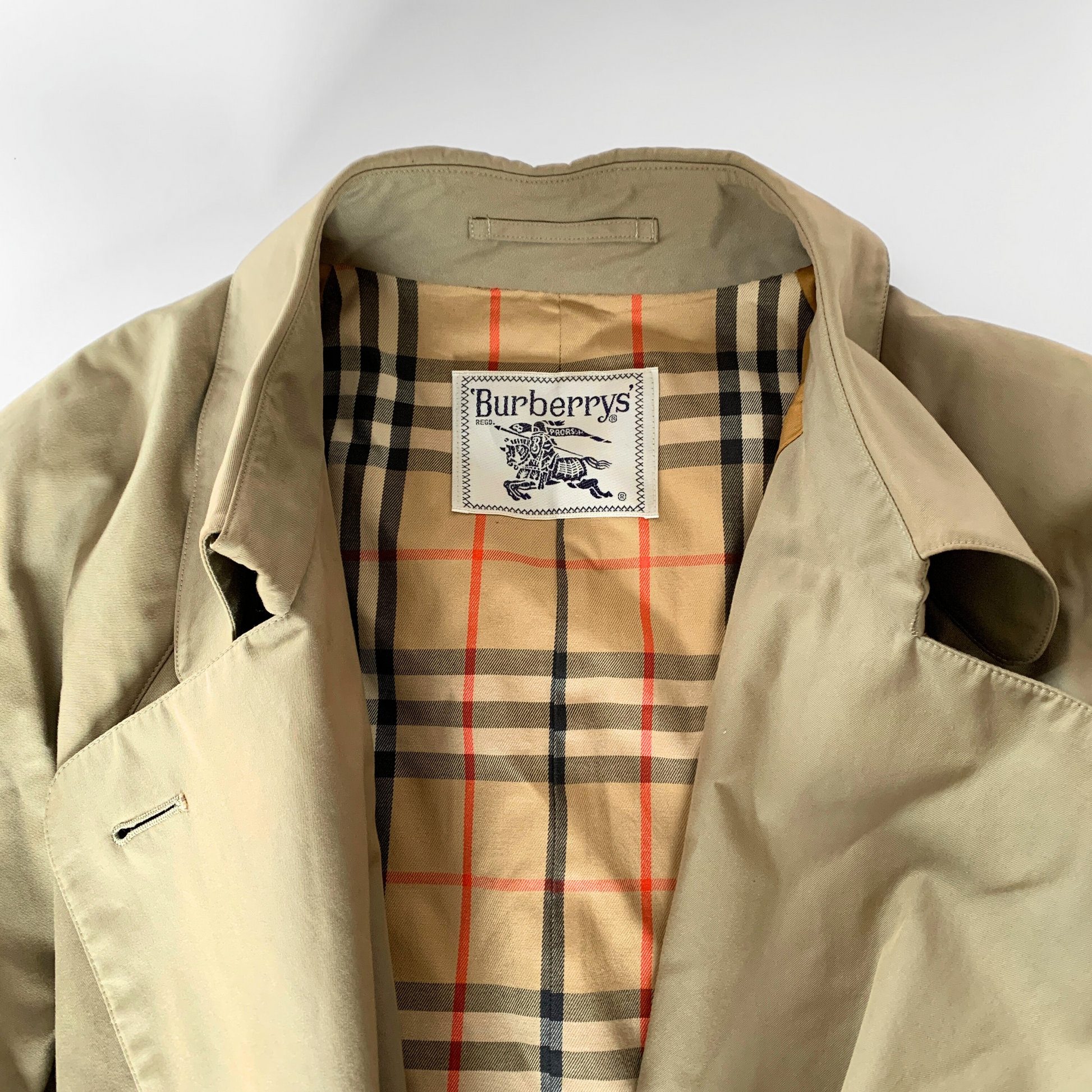 Burberry Burberry Trench Coat Cotton - Coats - Etoile Luxury Vintage