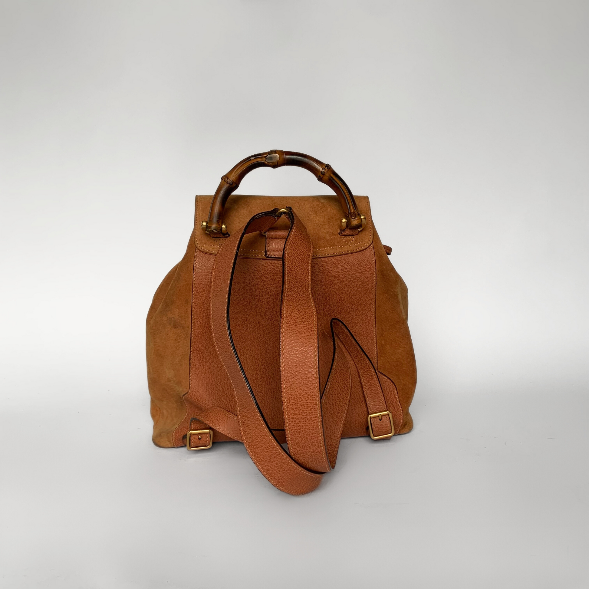 Gucci Gucci Bamboo Backpack Su&egrave;de - Backpacks - Etoile Luxury Vintage