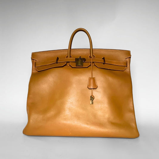 Herm&egrave;s Herm&egrave;s Birkin Haut A Courroies 50 Leather - Handbags - Etoile Luxury Vintage