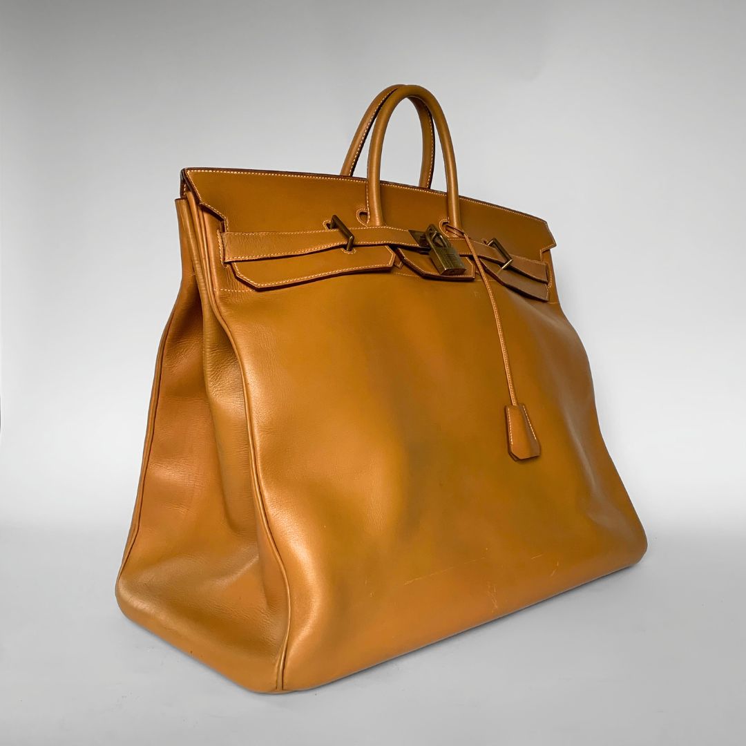 Herm&egrave;s Herm&egrave;s Birkin Haut A Courroies 50 Leather - Handbags - Etoile Luxury Vintage