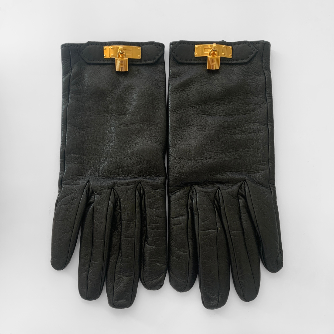 Herm&egrave;s Herm&egrave;s Gloves Leather - Accessories - Etoile Luxury Vintage