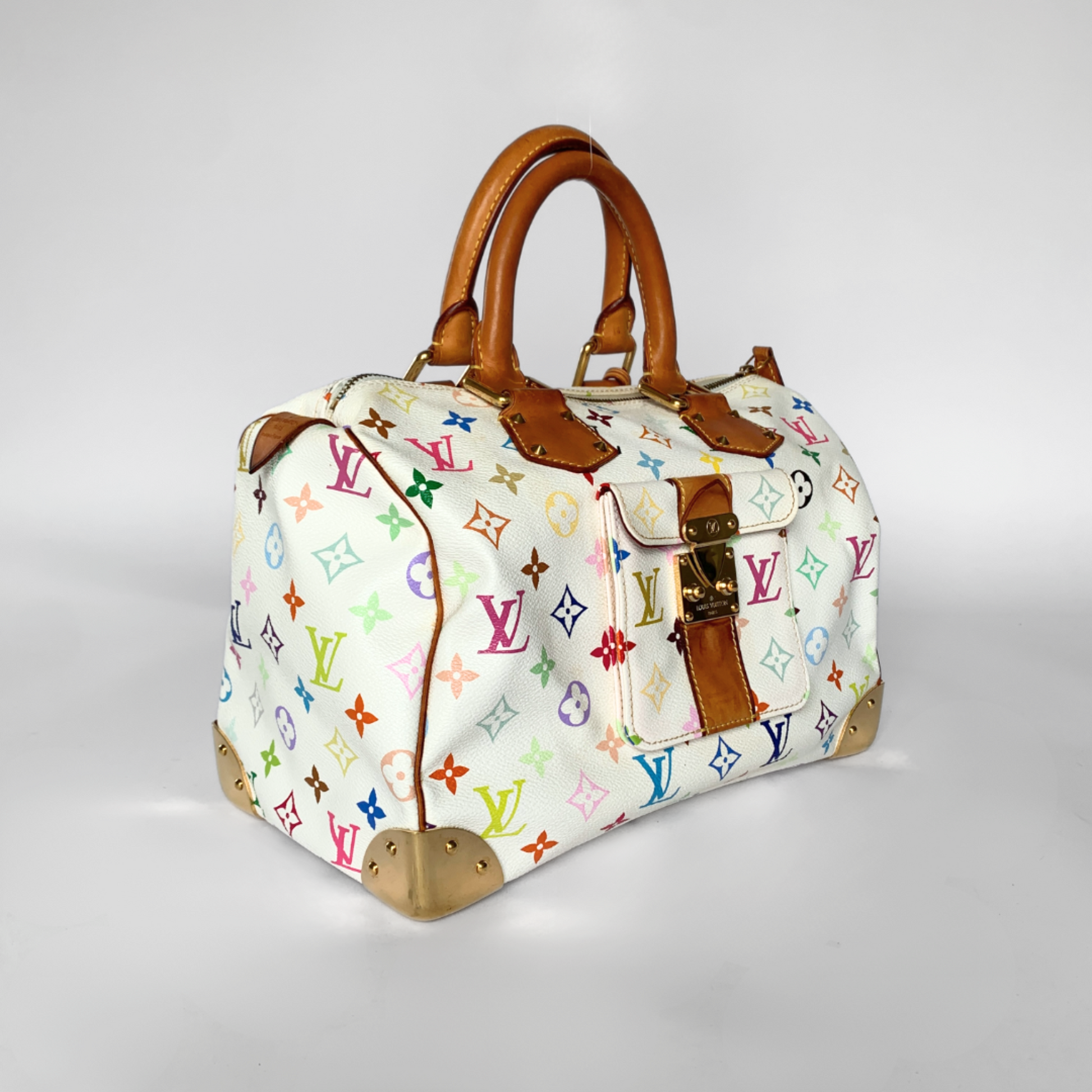 Louis Vuitton Louis Vuitton Speedy 30 Multicolor Monogram Canvas - Handbags - Etoile Luxury Vintage