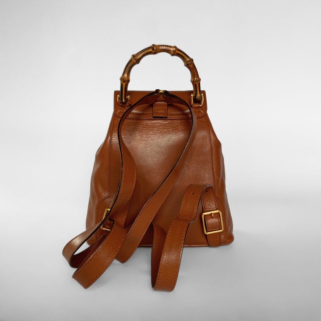 Gucci Bamboo Backpack Small Leather