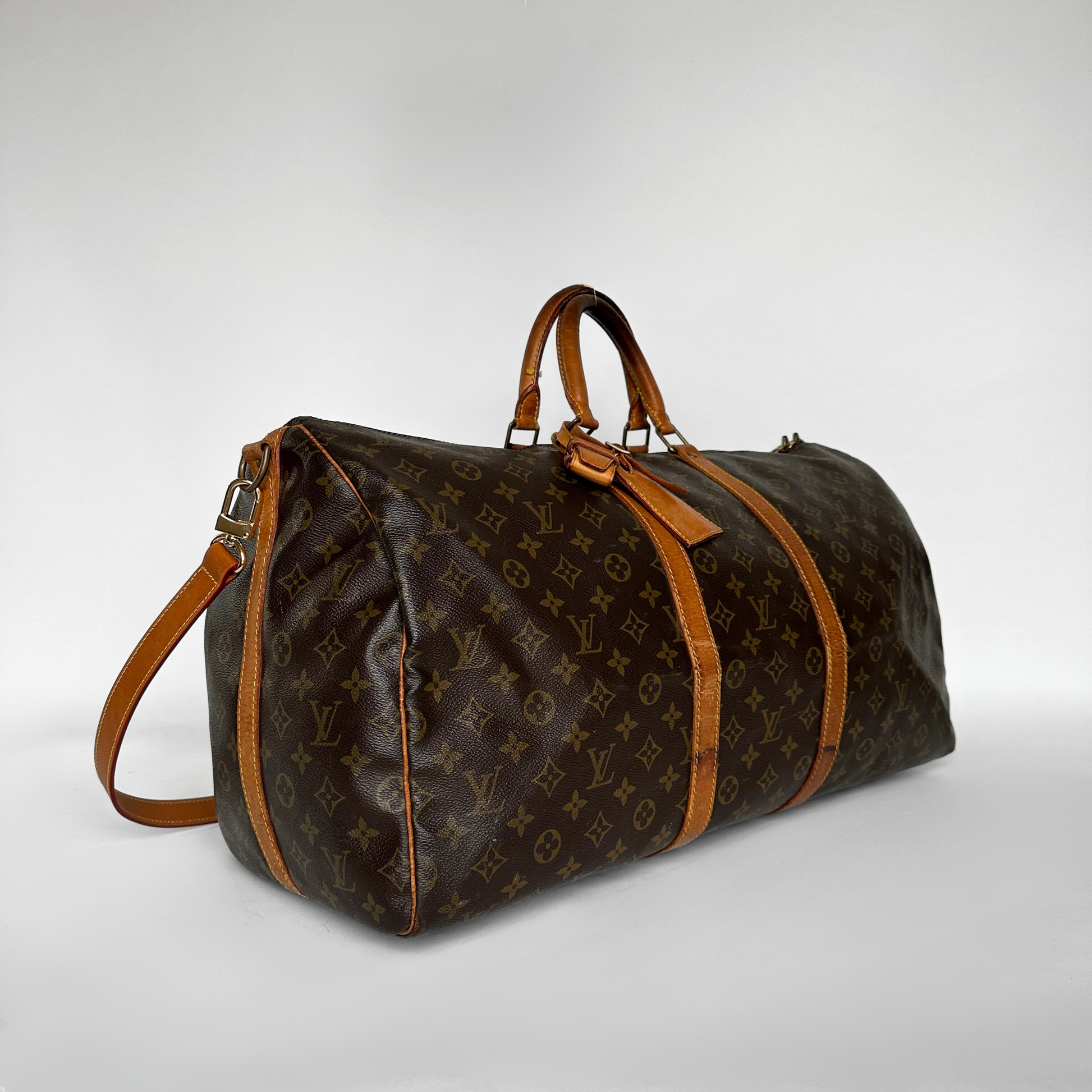 Louis Vuitton Louis Vuitton Keepall 55 Bandouli&egrave;re Monogram Canvas - Handbags - Etoile Luxury Vintage