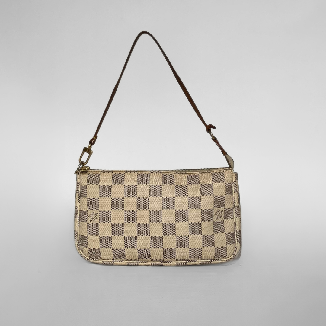 Louis Vuitton Louis Vuitton Pochette Accessoires Damier Azur Canvas - Handbags - Etoile Luxury Vintage