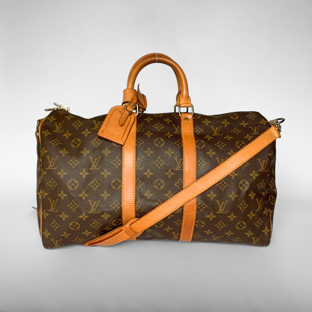 Louis Vuitton Louis Vuitton Keepall 45 Bandouli&egrave;re Monogram Canvas - Crossbody bags - Etoile Luxury Vintage