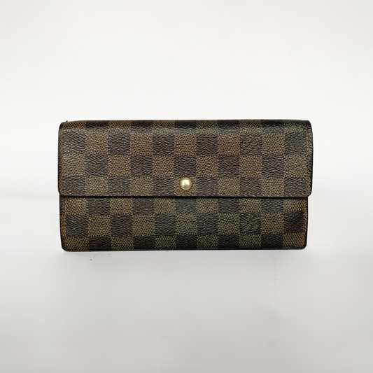 Louis Vuitton Louis Vuitton Wallet Large Damier Ebene Canvas - Wallets - Etoile Luxury Vintage