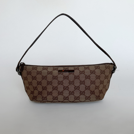 Gucci Gucci Boat Pochette Monogram Canvas - Handbags - Etoile Luxury Vintage