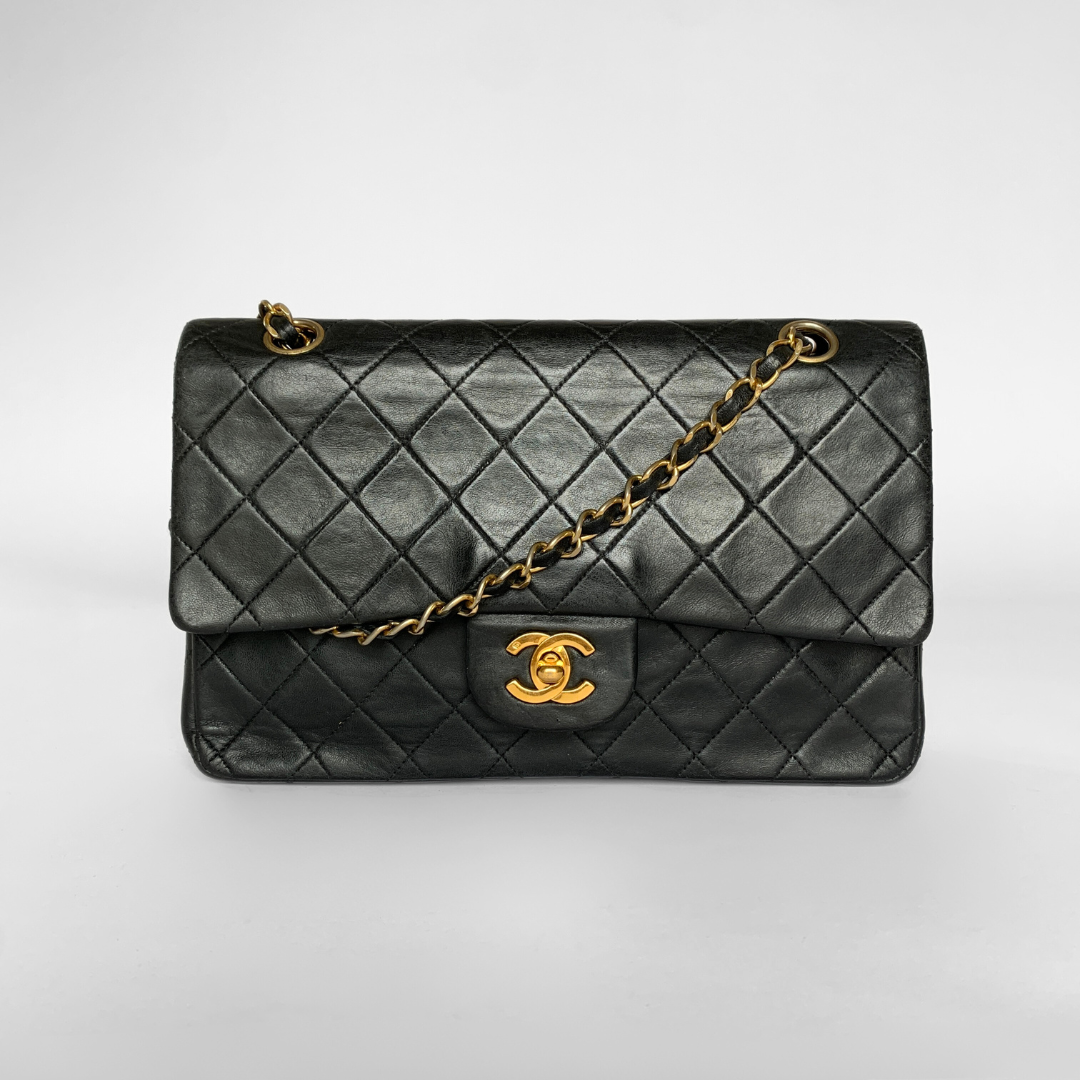 Chanel Chanel Classic Double Flap Bag Medium Lambskin Leather - Shoulder bags - Etoile Luxury Vintage