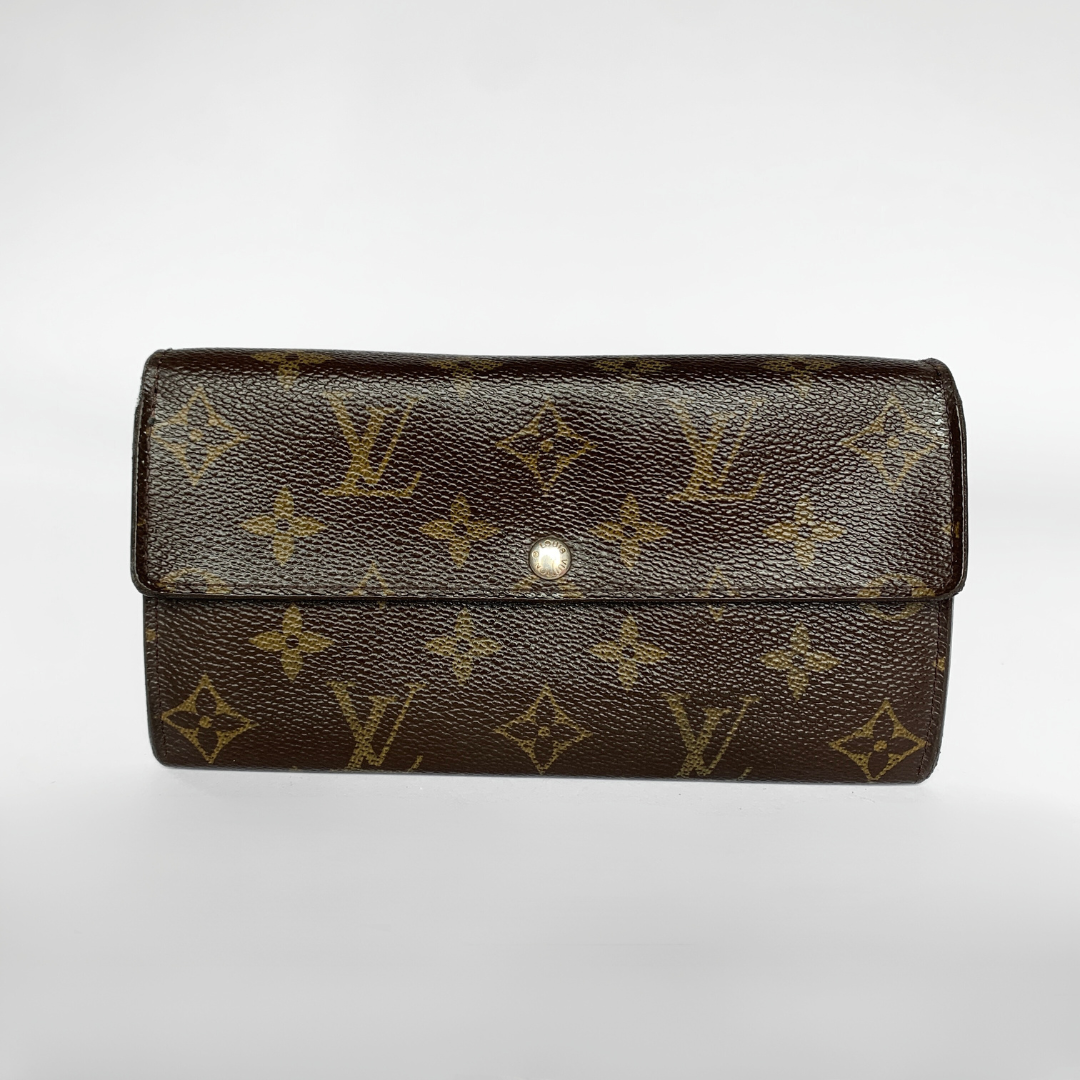 Louis Vuitton Louis Vuitton Large Wallet Monogram Canvas - Wallets - Etoile Luxury Vintage