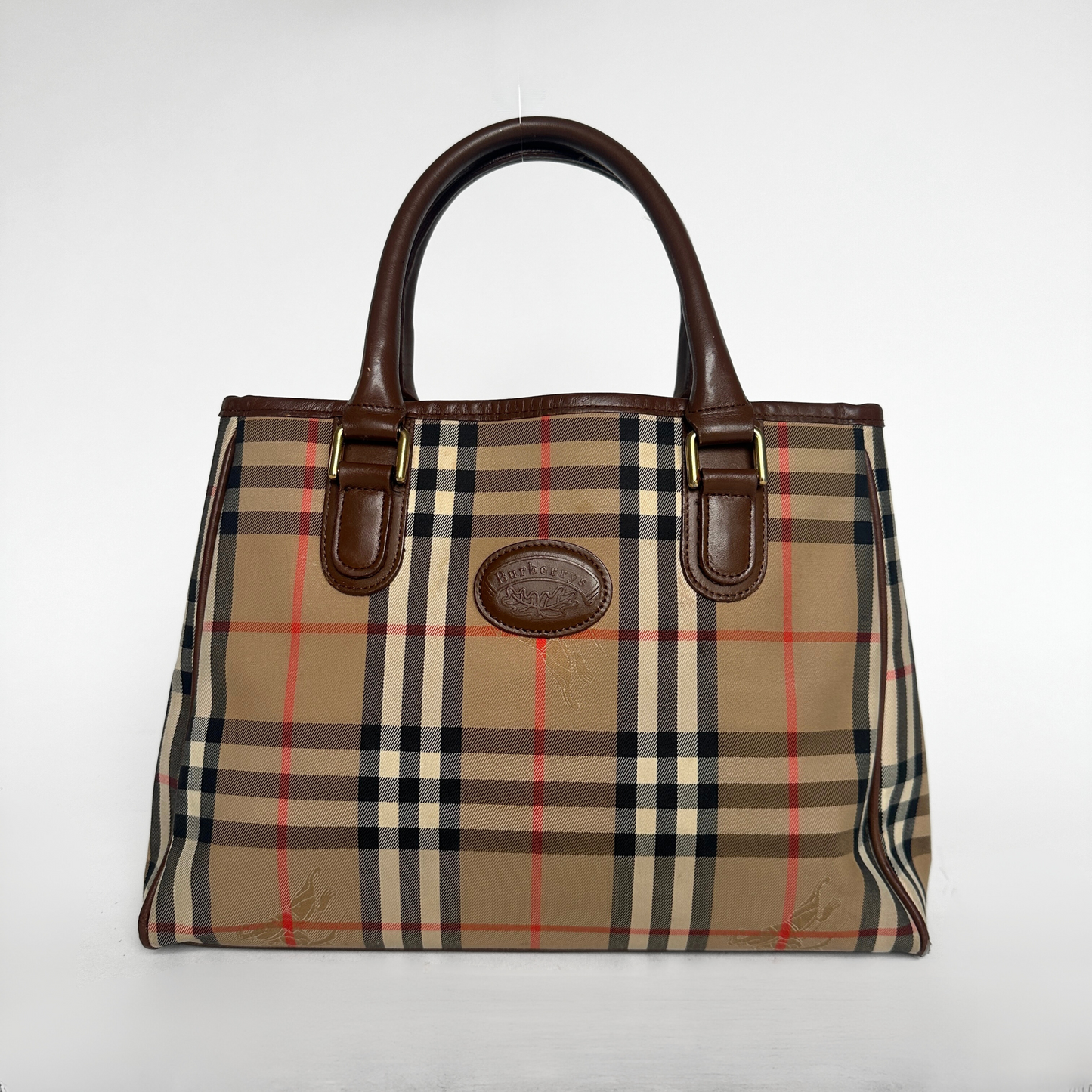 Burberry Burberry Tote Bag Monogram Canvas - Shoulder bags - Etoile Luxury Vintage