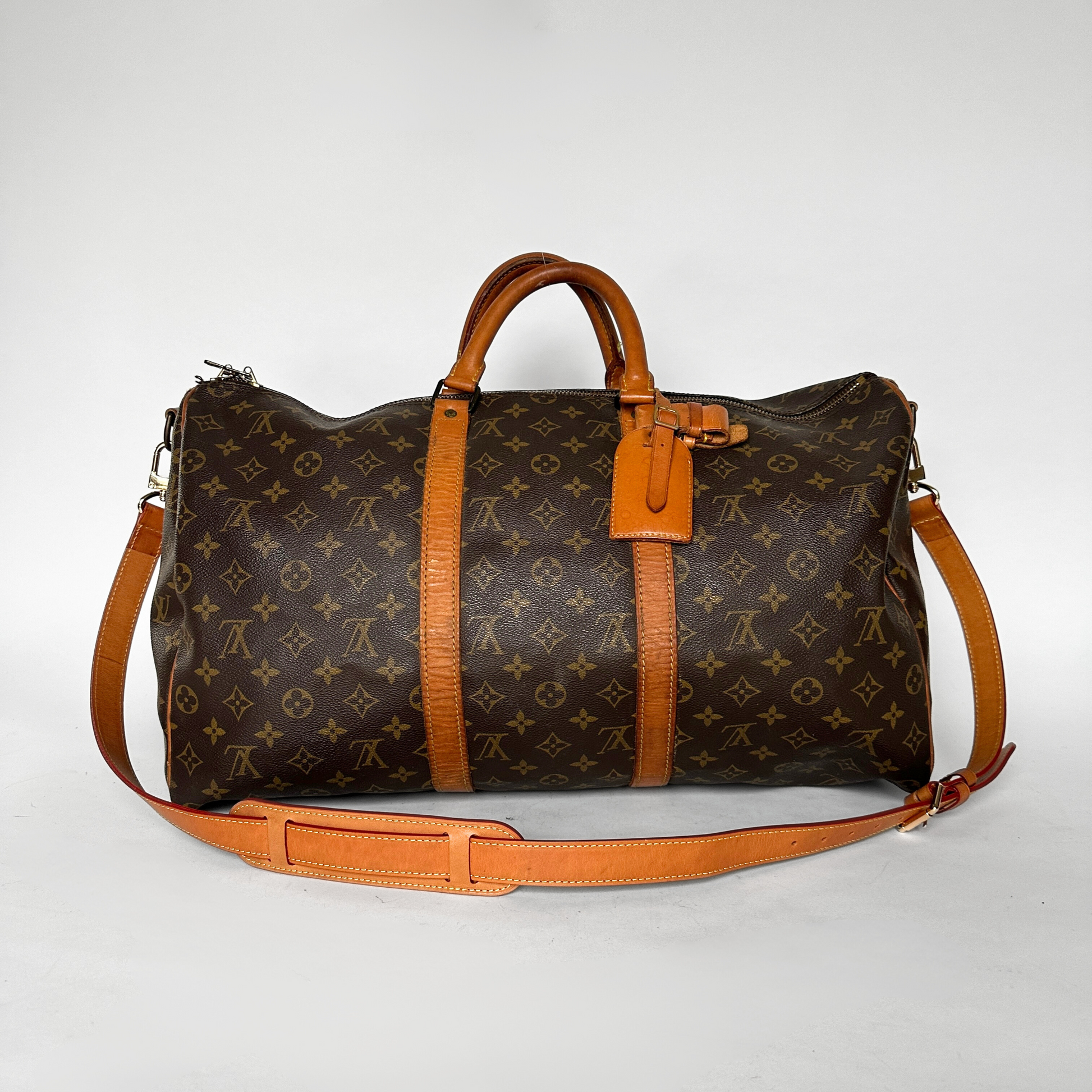 Louis Vuitton Louis Vuitton Keepall 50 Bandouli&egrave;re Monogram Canvas - Handbags - Etoile Luxury Vintage