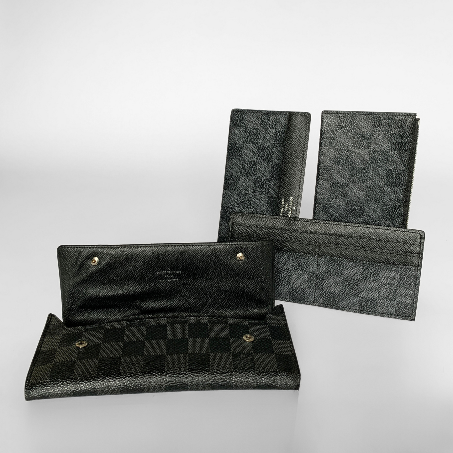 Louis Vuitton Wallet Damier Graphite Canvas