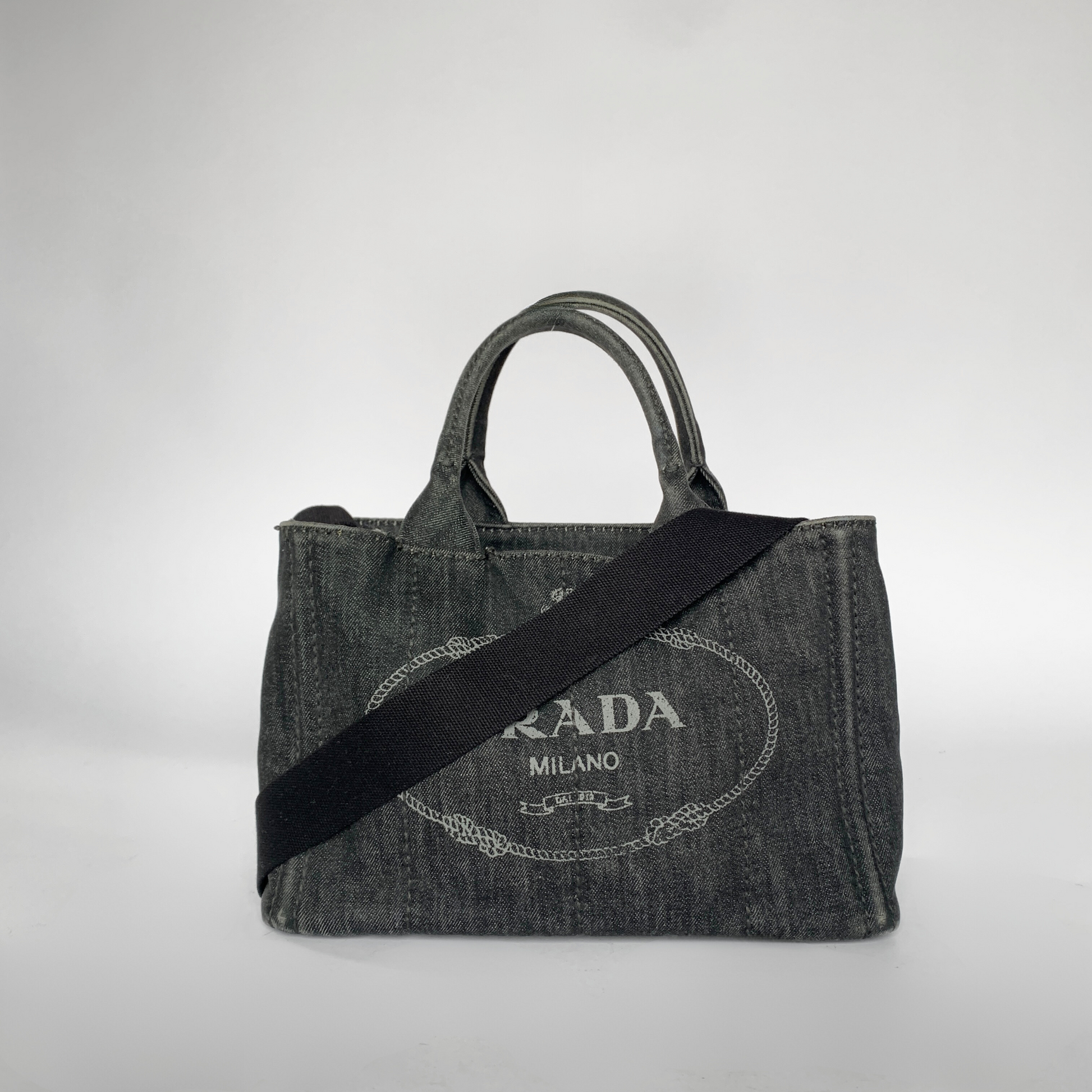 Prada Prada Tote Bag Denim - Handbags - Etoile Luxury Vintage