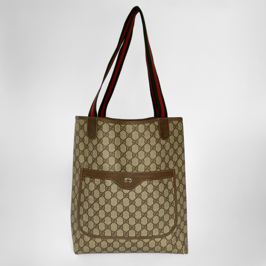 Gucci Sima Tote Sherry PVC