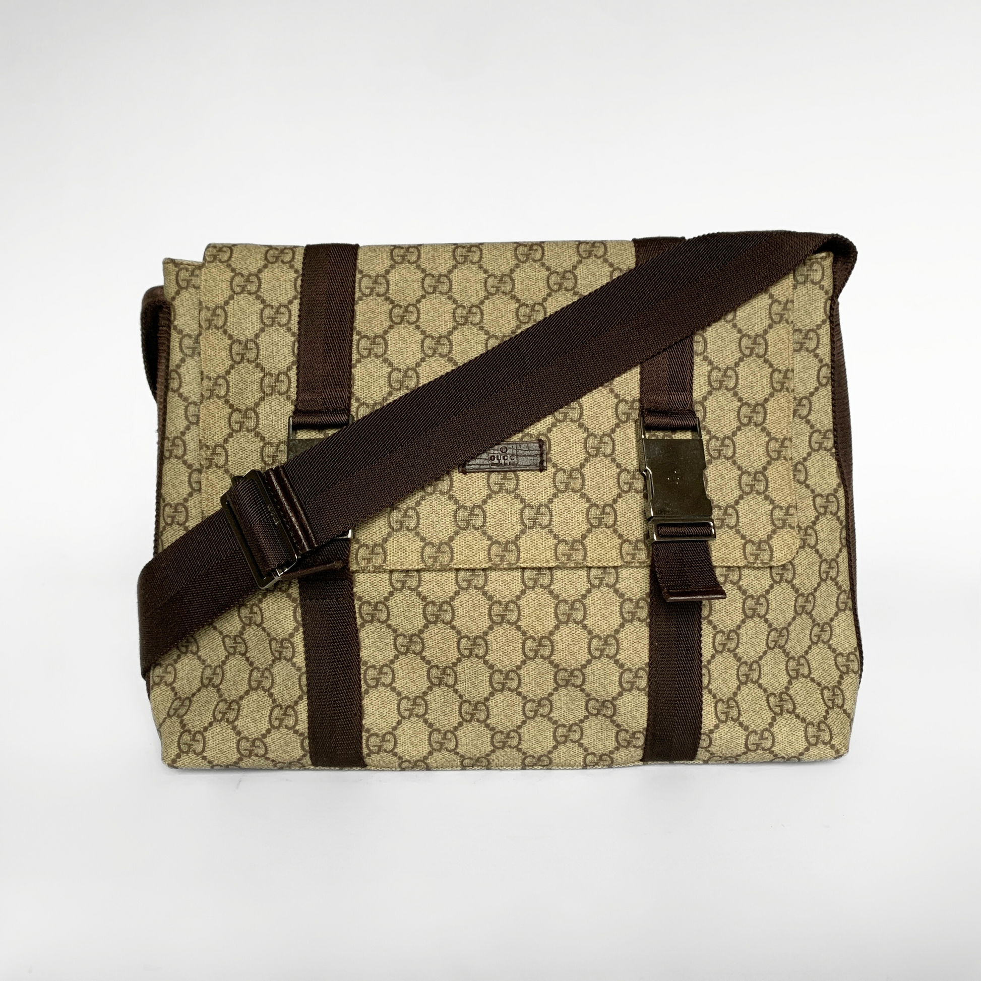 Gucci Gucci Messenger Bag Monogram Canvas - Crossbody bags - Etoile Luxury Vintage