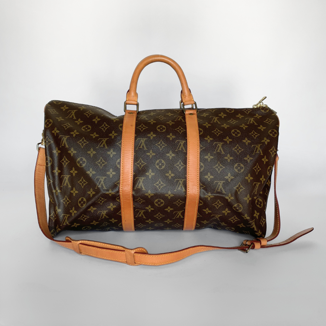 Louis Vuitton Louis Vuitton Keepall 50 Bandouli&egrave;re Monogram Canvas - Handbags - Etoile Luxury Vintage