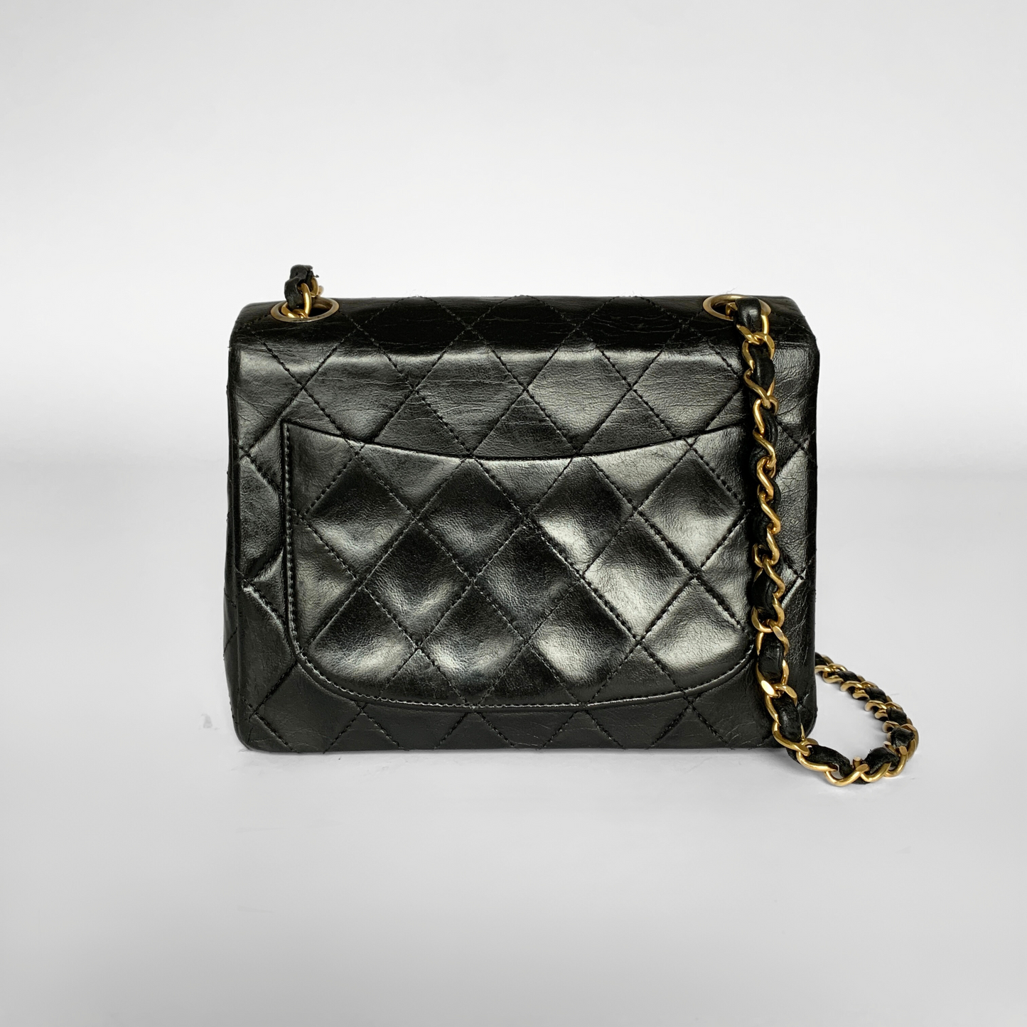 Chanel Chanel Flap Bag Crossbody Mini Lambskin Leather - Crossbody bags - Etoile Luxury Vintage