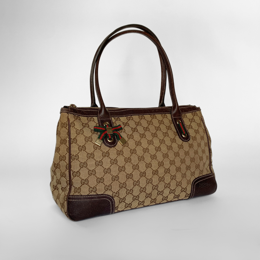 Gucci Gucci Shoulder Bag Monogram Canvas - Shoulder Bags - Etoile Luxury Vintage