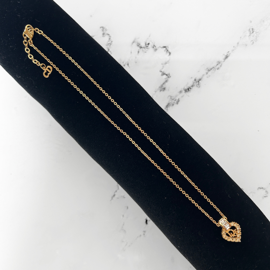 Dior Dior Necklace Gold Metal - Jewelry - Etoile Luxury Vintage