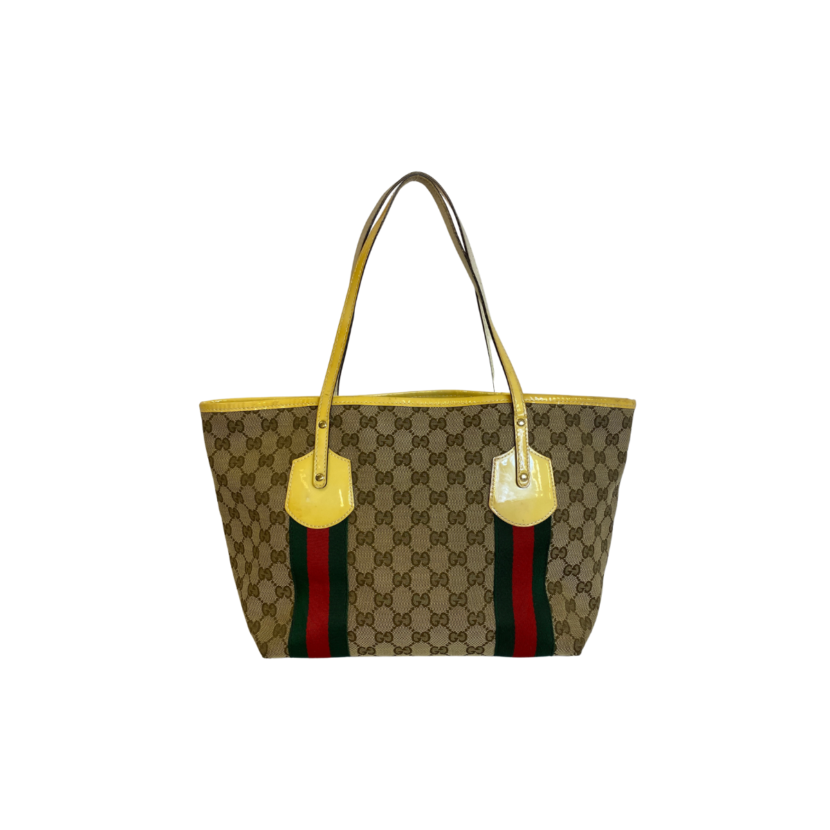 Gucci Gucci GG Sherry Line Tote Bag Coated Canvas - Shoulder bags - Etoile Luxury Vintage