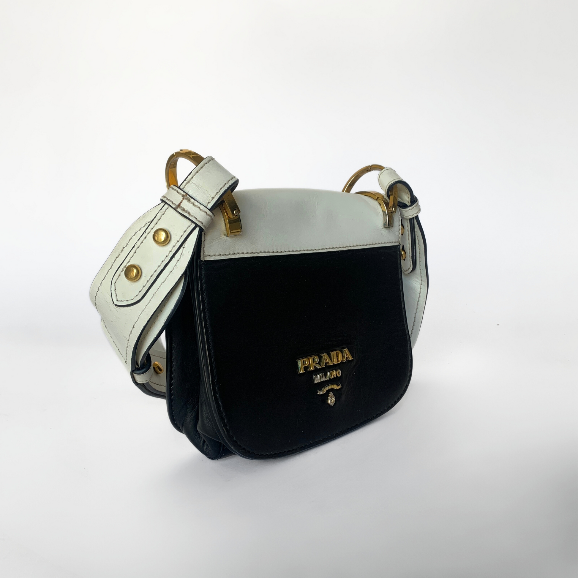 Prada Prada Pochette Shoulder Bag Leather - Crossbody bags - Etoile Luxury Vintage