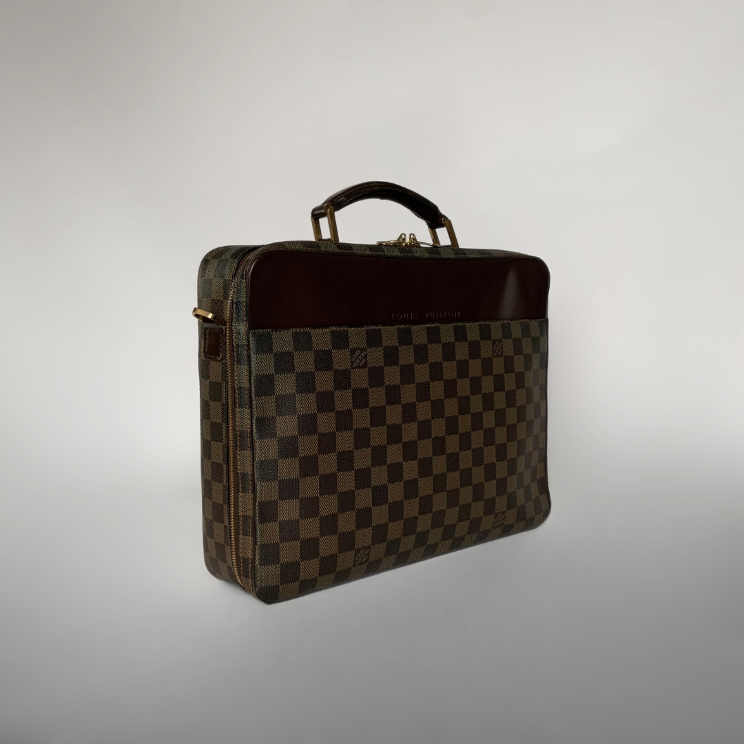 Louis Vuitton Louis Vuitton Porte Ordinator Savana Damier Eb&egrave;ne Canvas - Handbags - Etoile Luxury Vintage