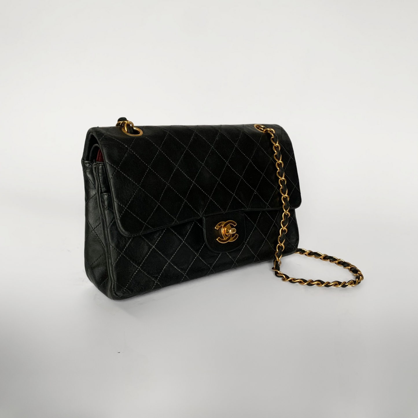 Chanel Chanel Classic Double Flap Bag Medium Lambskin Leather - Handbags - Etoile Luxury Vintage