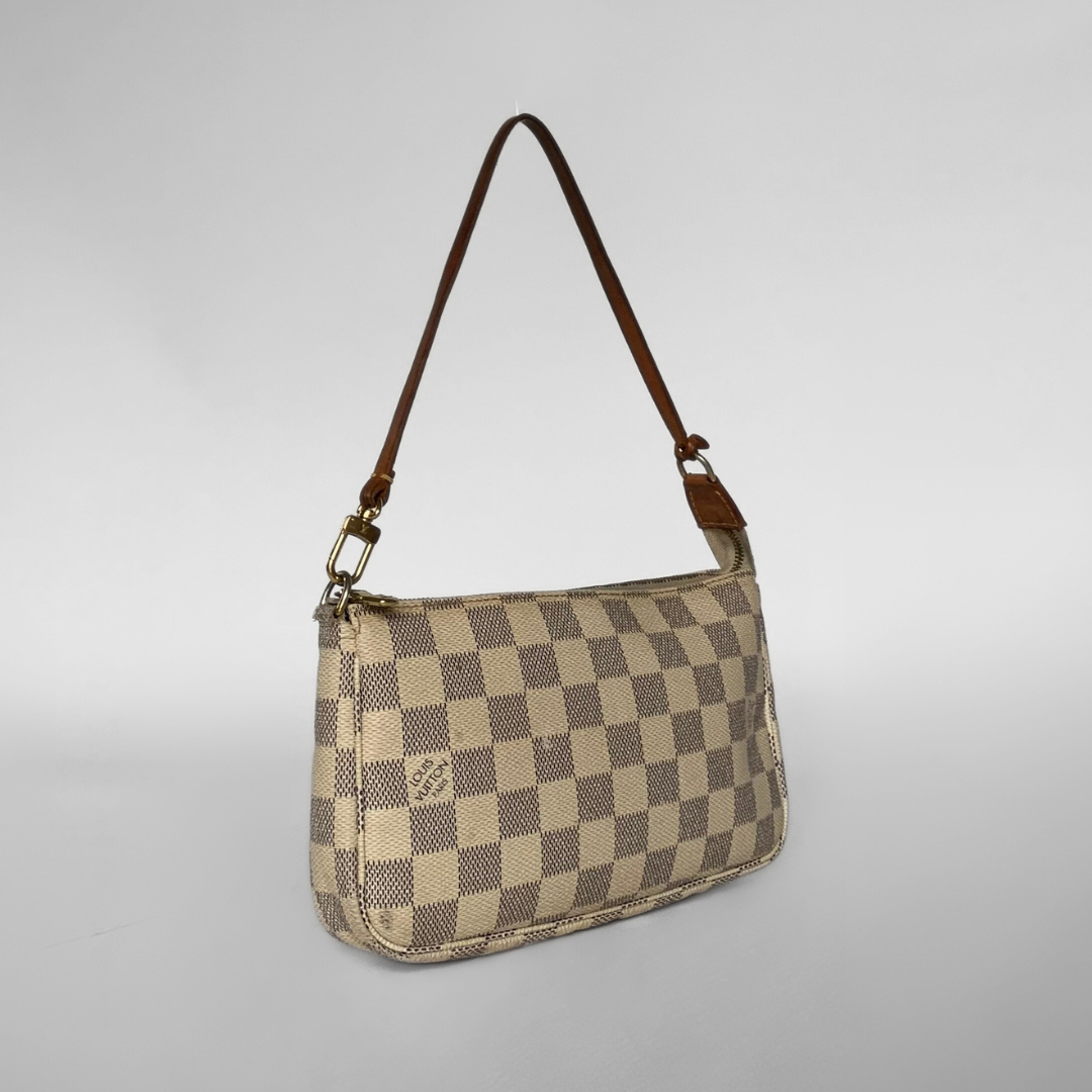 Louis Vuitton Louis Vuitton Pochette Accessoires Damier Azur Canvas - Handbags - Etoile Luxury Vintage