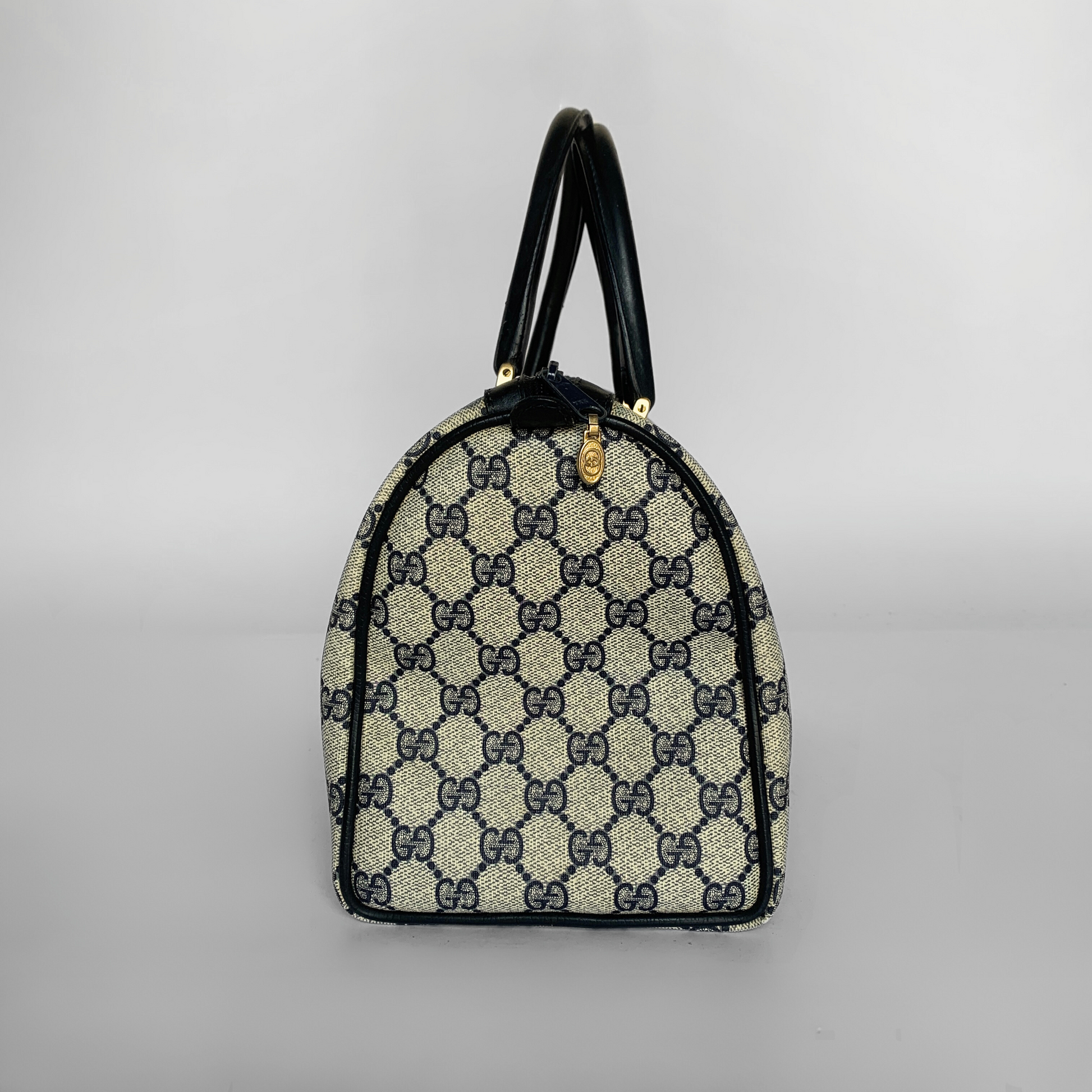 
&Eacute;toile de Saint Honor&eacute; Gucci Bowling Bag Monogram Canvas -  - Etoile Luxury Vintage