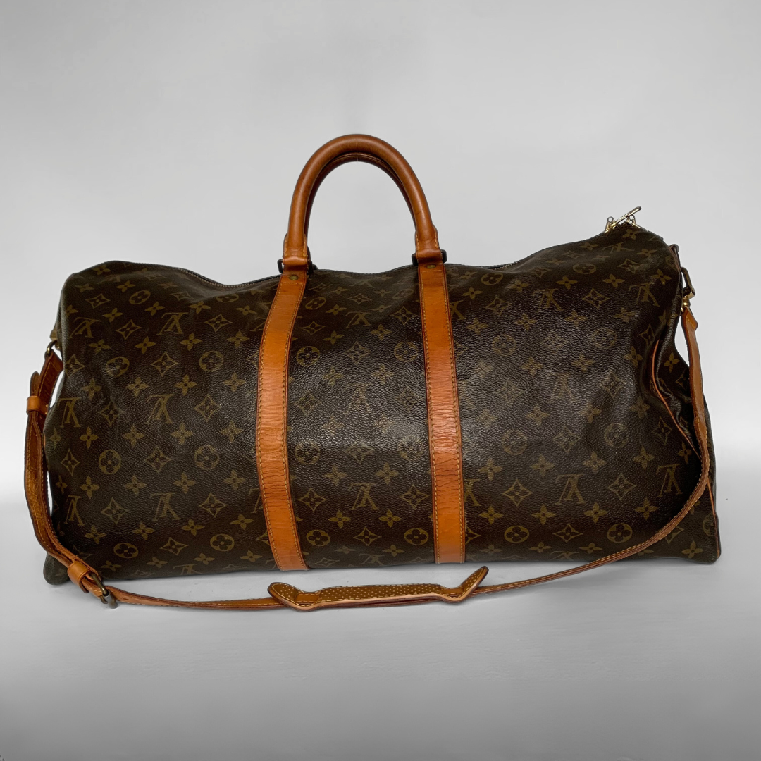 Louis Vuitton Louis Vuitton Keepall 55 Bandouli&egrave;re Monogram Canvas - Handbags - Etoile Luxury Vintage