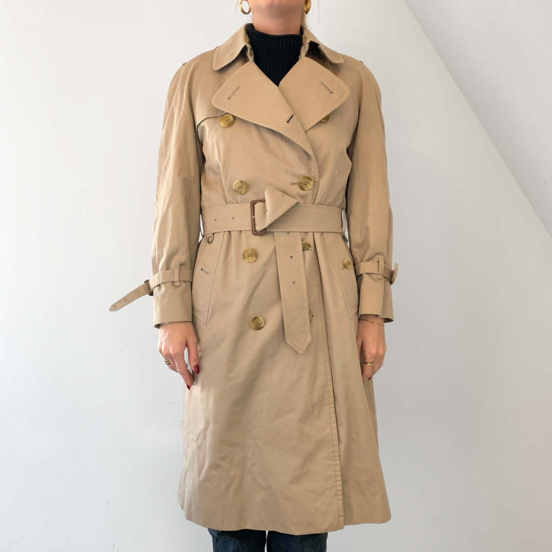 Burberry Burberry Trench Coat Cotton - Coats - Etoile Luxury Vintage