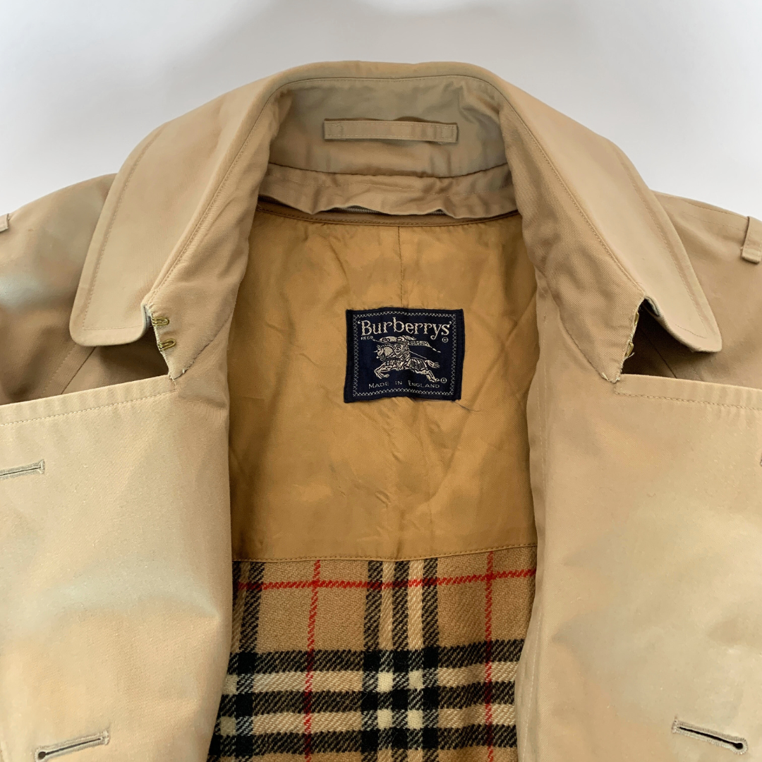 Burberry Burberry Trench Coat Cotton - Coats - Etoile Luxury Vintage