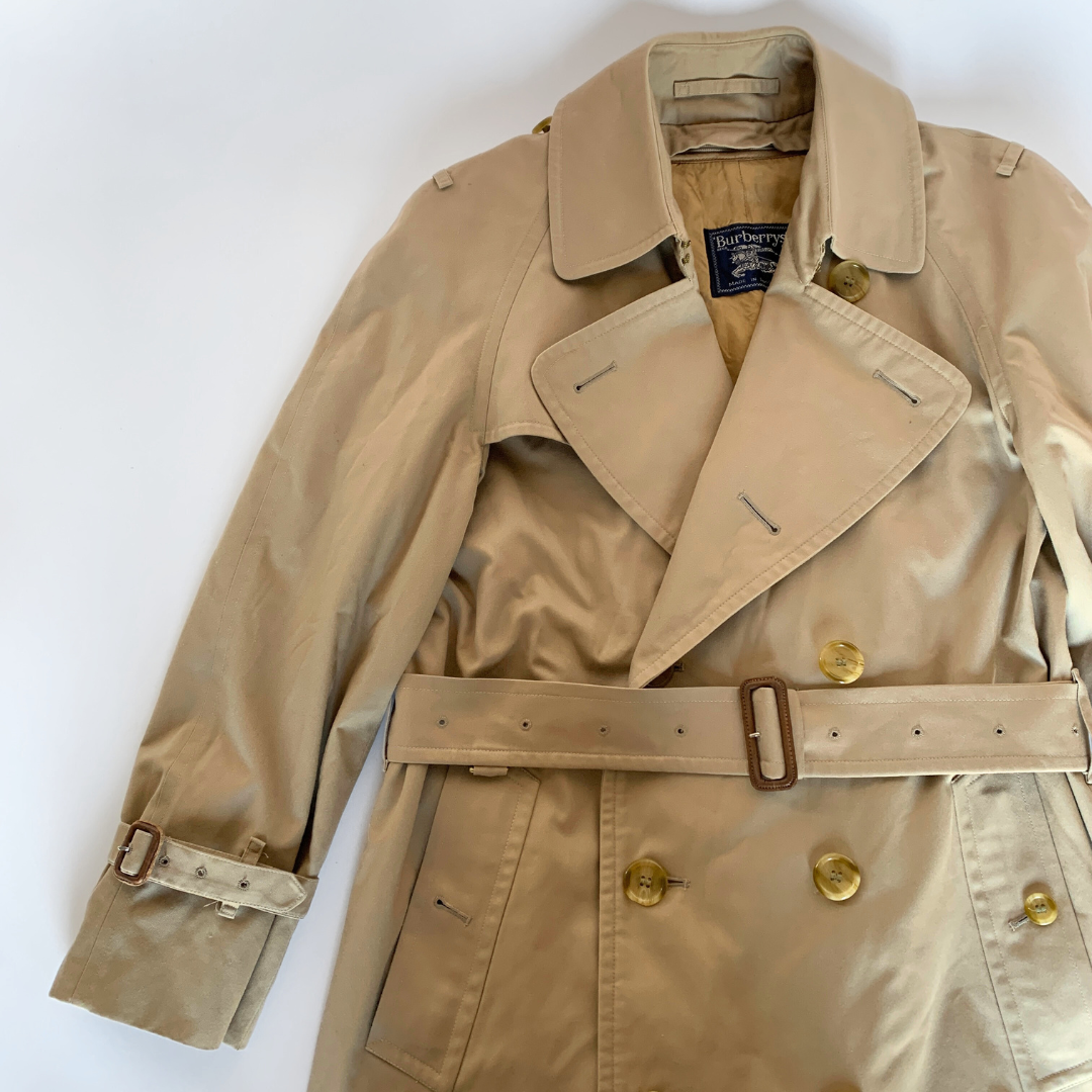 Burberry Burberry Trench Coat Cotton - Coats - Etoile Luxury Vintage