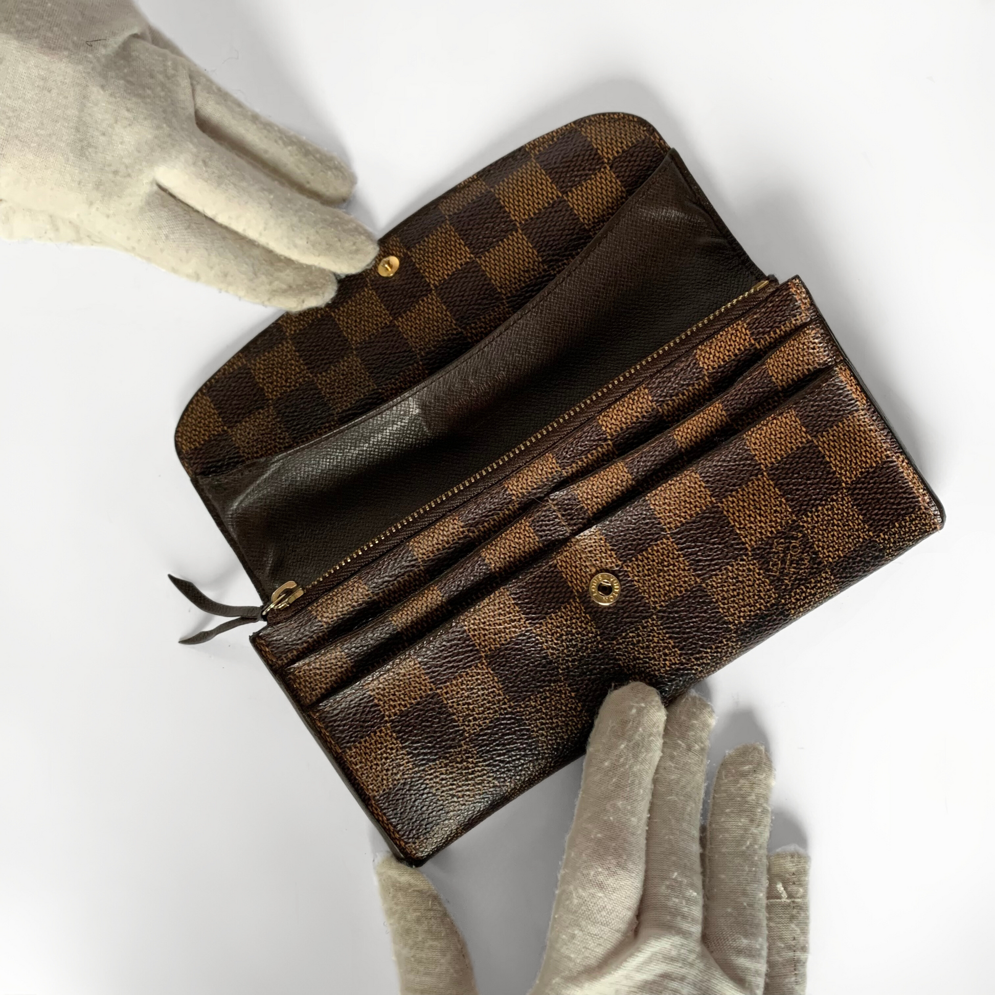 Louis Vuitton Louis Vuitton Wallet Large Damier Ebene Canvas - Wallets - Etoile Luxury Vintage