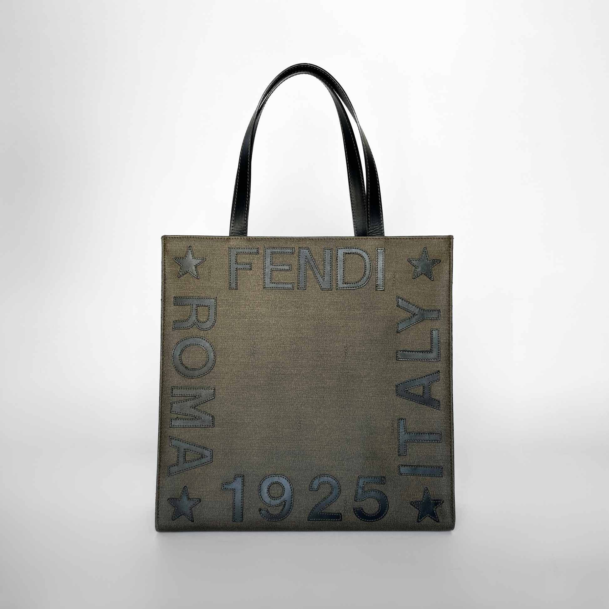 Fendi Fendi Roma Tote Bag Canvas - Shoulder bags - Etoile Luxury Vintage