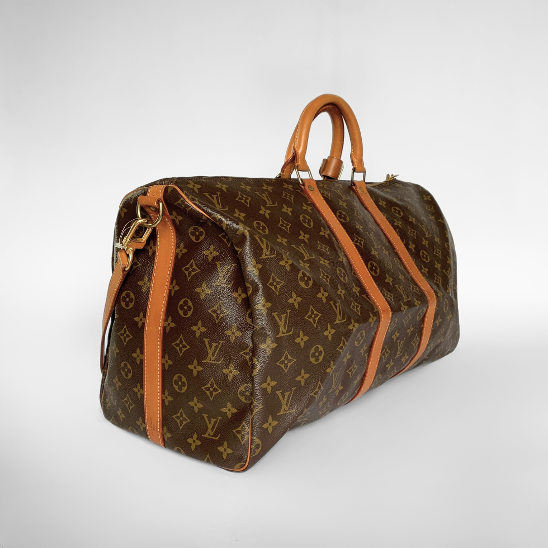 Louis Vuitton Louis Vuitton Keepall 55 Bandouli&egrave;re Canvas - Handbags - Etoile Luxury Vintage