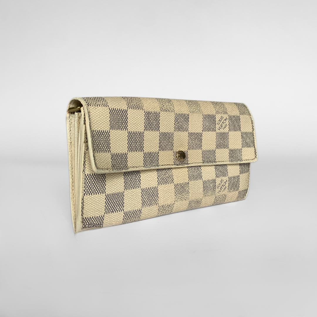 Louis Vuitton Louis Vuitton Wallet Large Damier Azur Canvas - Wallets - Etoile Luxury Vintage