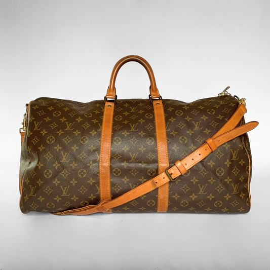 Louis Vuitton Louis Vuitton Keepall 55 Bandouli&egrave;re Monogram Canvas - Handbags - Etoile Luxury Vintage