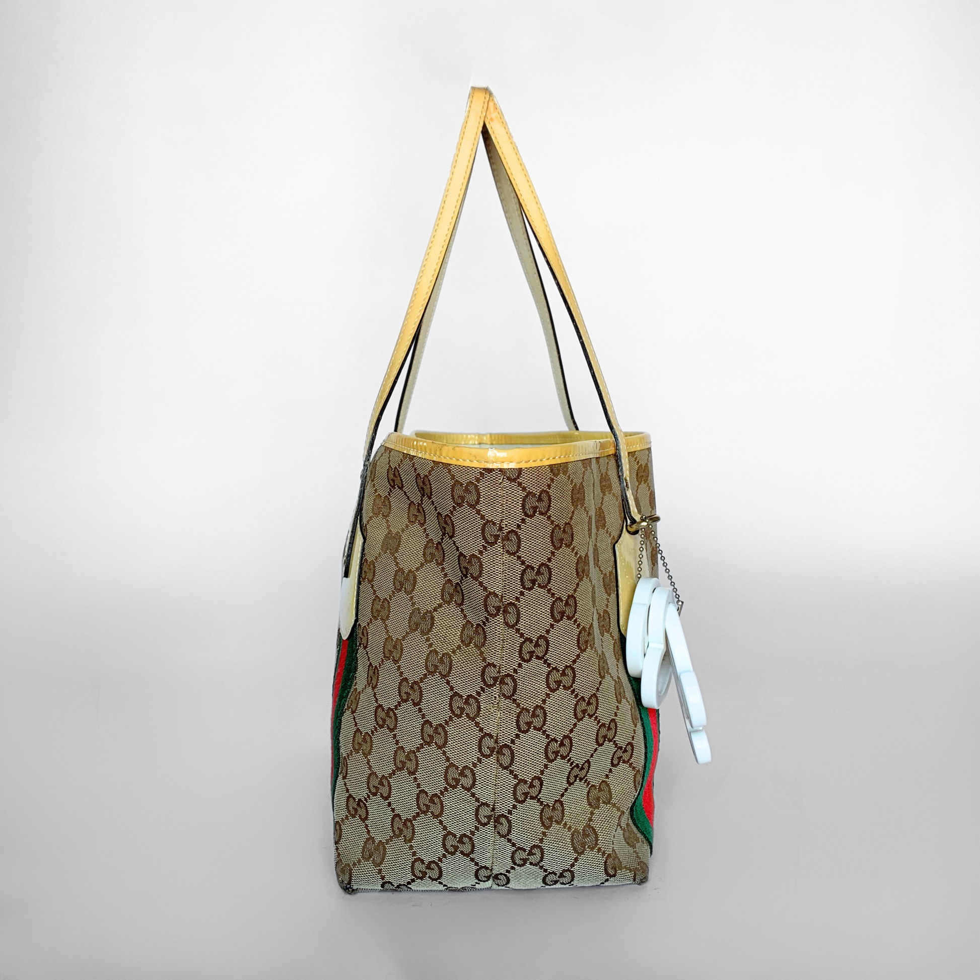 Gucci Gucci GG Sherry Line Tote Bag Coated Canvas - Shoulder bags - Etoile Luxury Vintage