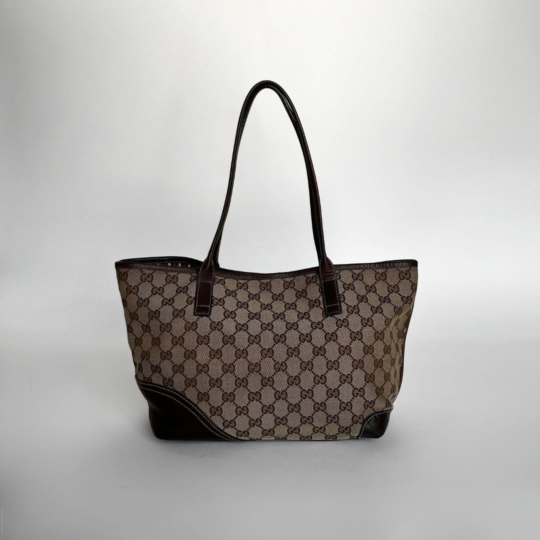 Gucci Gucci Britt Shopping Tote Monogram Canvas - Handbags - Etoile Luxury Vintage