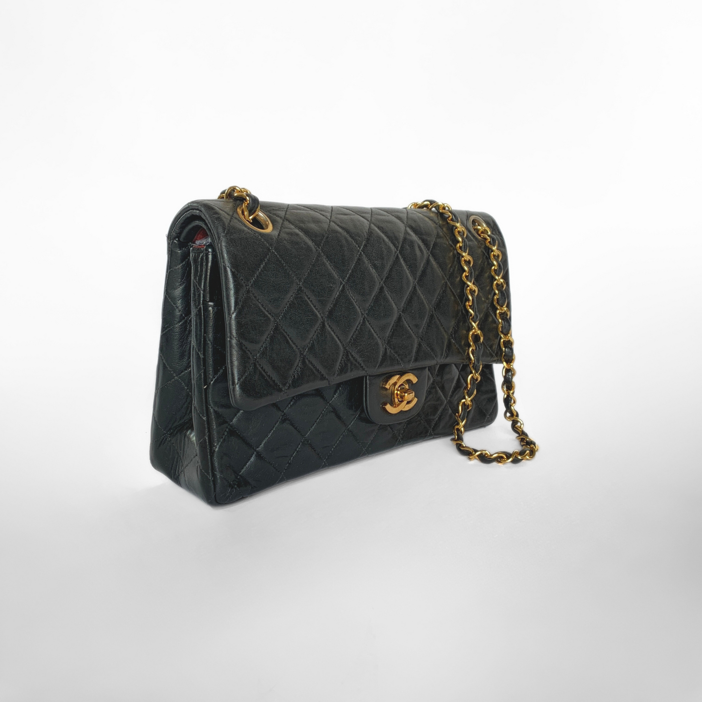 Chanel Classic Double Flap Bag Medium Lambskin Leather