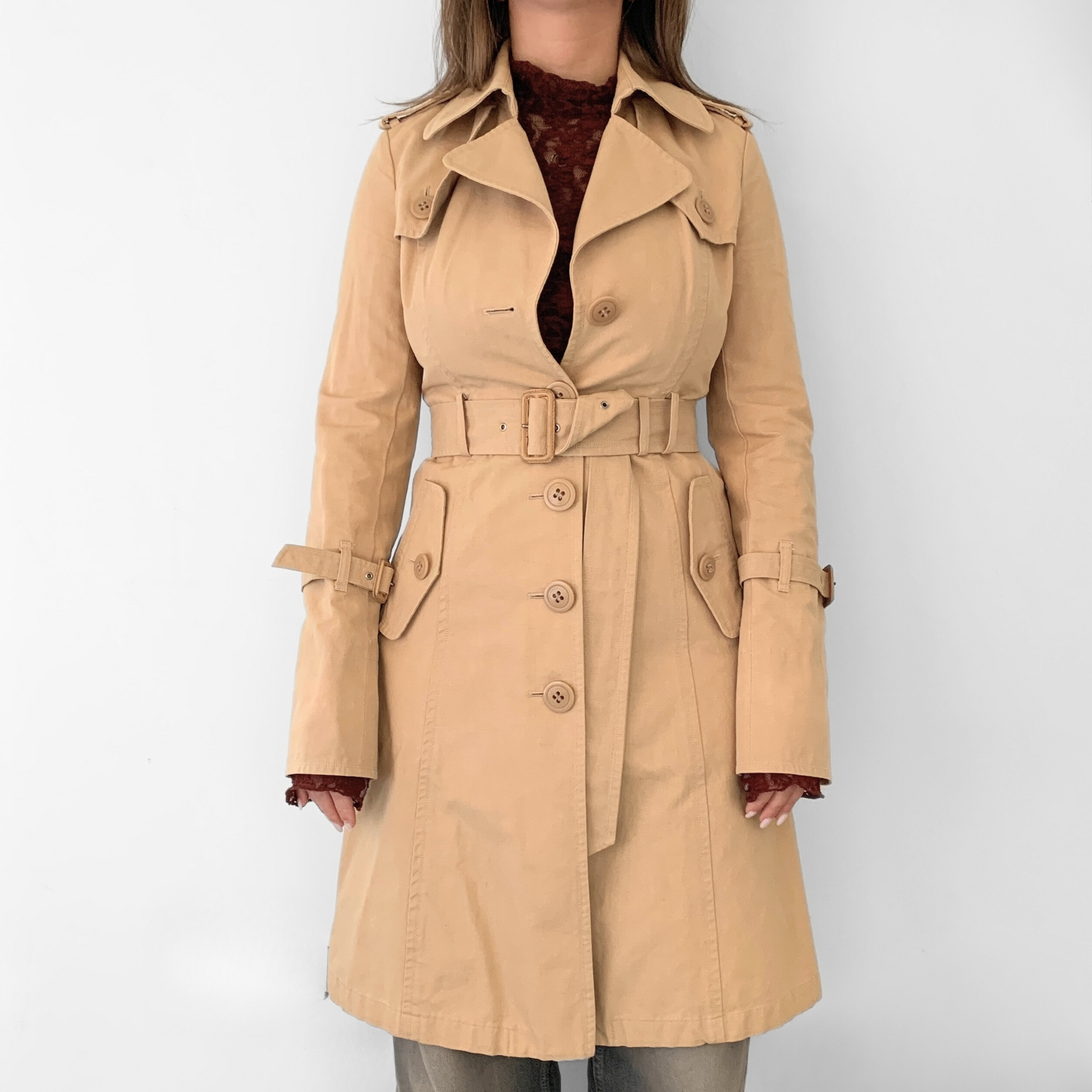 Burberry Burberry Trench Coat Cotton - Coats - Etoile Luxury Vintage