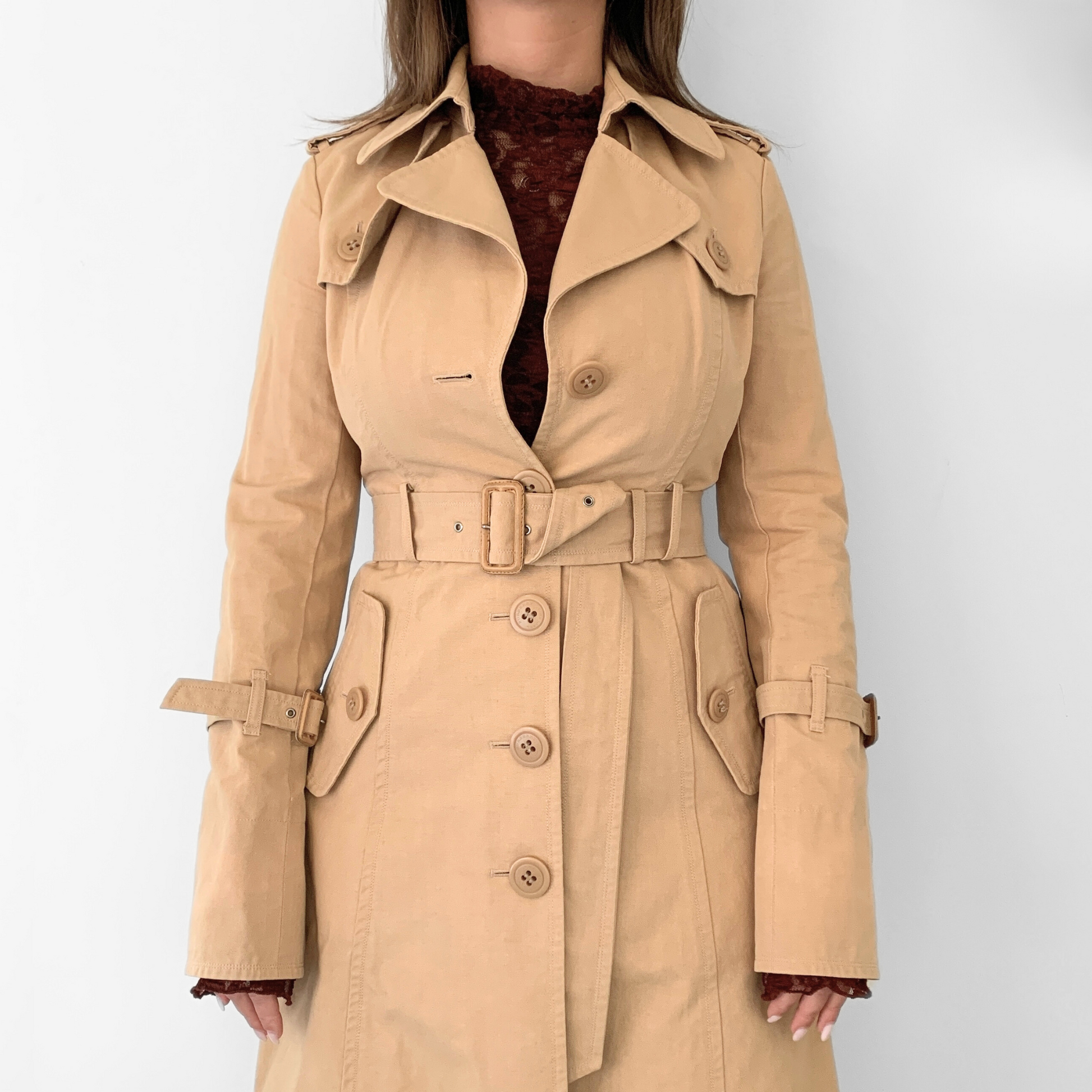 Burberry Burberry Trench Coat Cotton - Coats - Etoile Luxury Vintage