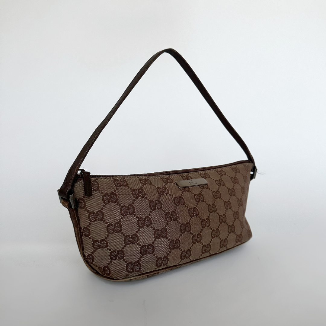 Gucci Gucci Boat Pochette Monogram Canvas - Handbags - Etoile Luxury Vintage