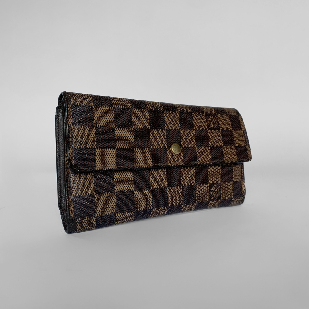 Louis Vuitton Louis Vuitton Wallet International Damier Ebene Canvas - Wallets - Etoile Luxury Vintage