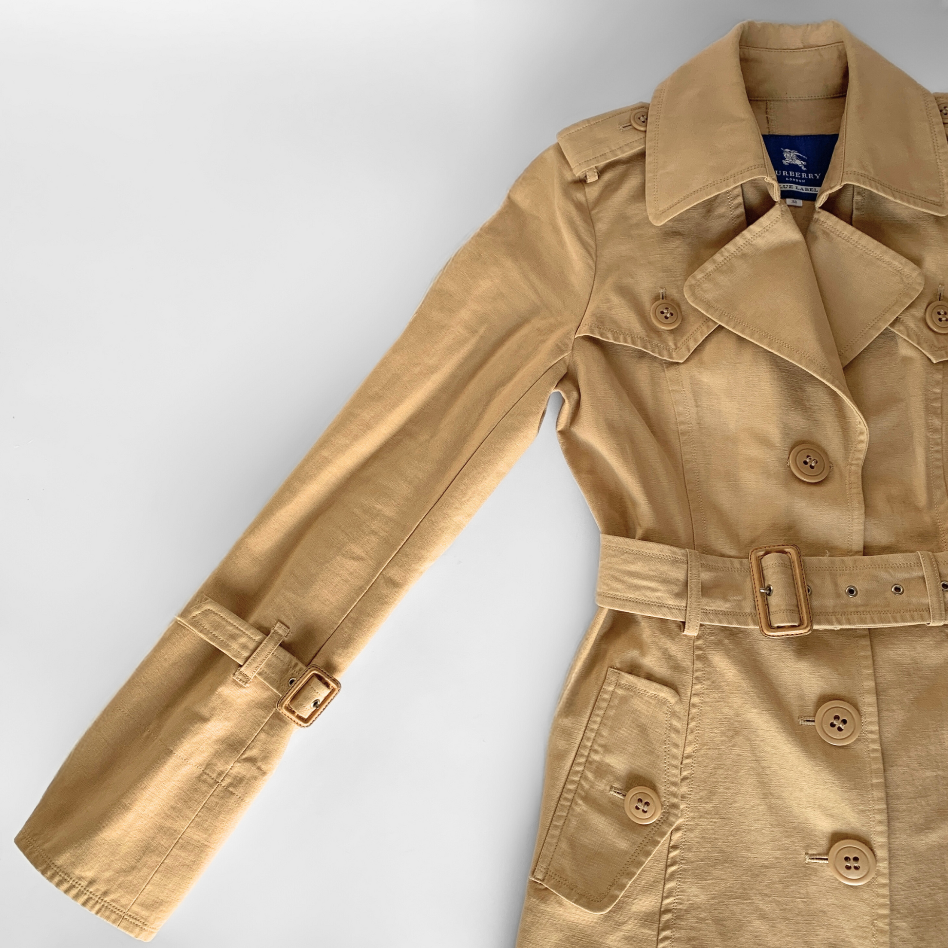 Burberry Burberry Trench Coat Cotton - Coats - Etoile Luxury Vintage